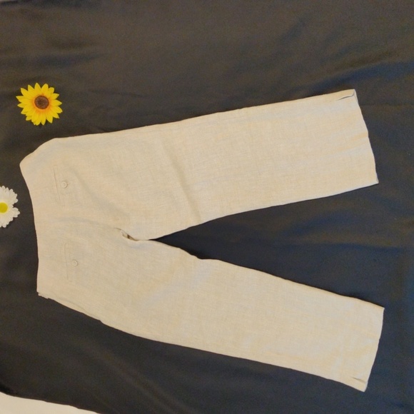 TALBOTS. Women's Cream Pants - Picture 2 of 10